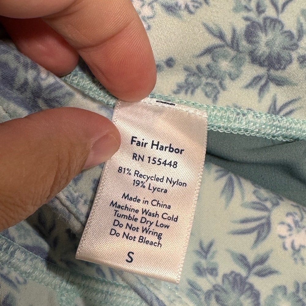 Fair Harbor Bayview Legging Womens Athletic Floral 7/8 Length Leggings Sz Small - Picture 5 of 9